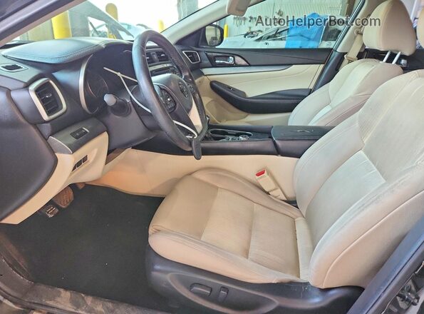 1N4AA6AP2HC387764 2017 NISSAN MAXIMA Black Вид салону спереду