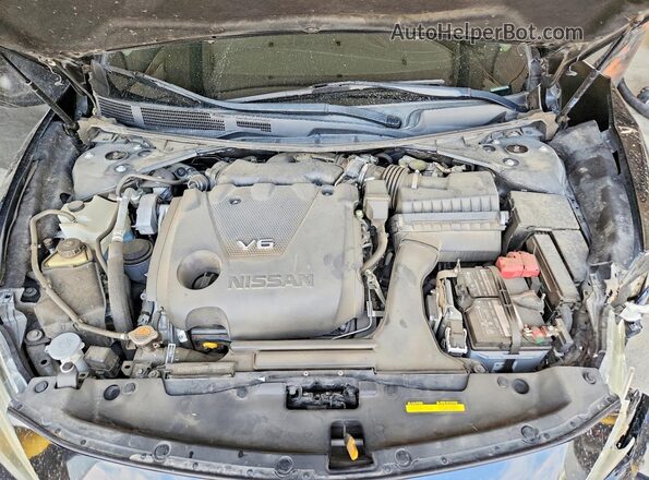1N4AA6AP2HC387764 2017 NISSAN MAXIMA Black Вид задньої частини салону
