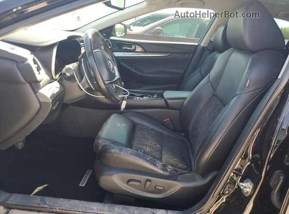 1N4AA6AP2HC401565 2017 NISSAN MAXIMA Black Front interior view