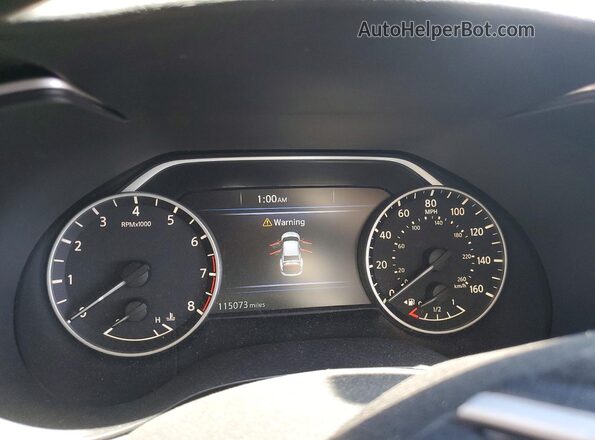 1N4AA6AP2HC401565 2017 NISSAN MAXIMA Black Instrument cluster view