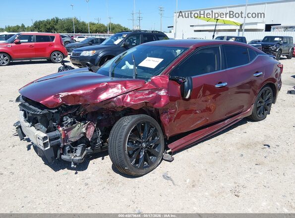 1N4AA6AP2HC419449 2017 NISSAN MAXIMA Burgundy Przód lewy