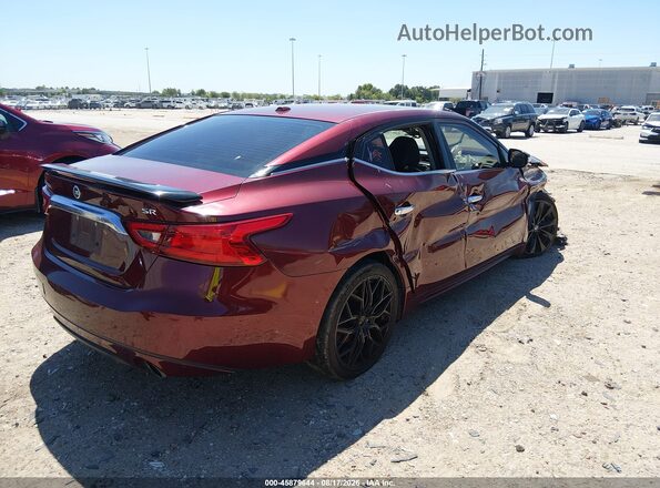 1N4AA6AP2HC419449 2017 NISSAN MAXIMA Burgundy Tył prawy
