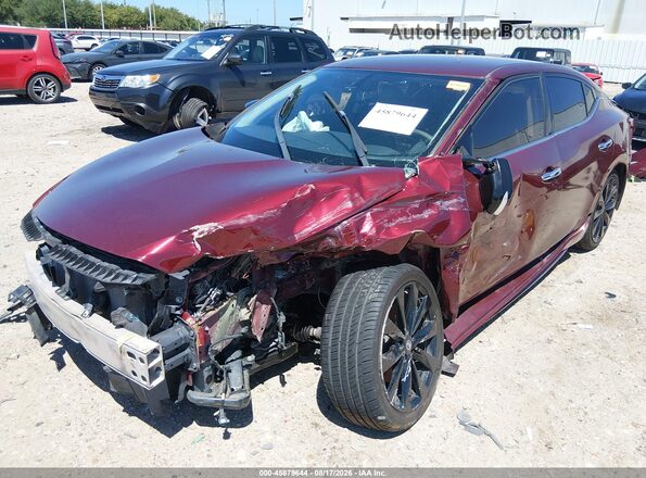 1N4AA6AP2HC419449 2017 NISSAN MAXIMA Burgundy Widok z przodu