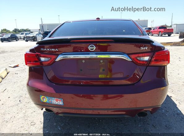 1N4AA6AP2HC419449 2017 NISSAN MAXIMA Burgundy 