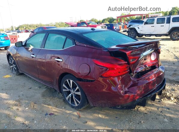 1N4AA6AP2HC423954 2017 NISSAN MAXIMA Maroon Tył lewy
