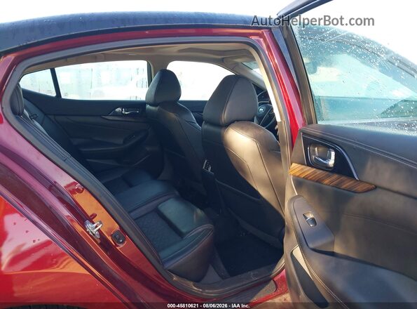 1N4AA6AP2HC423954 2017 NISSAN MAXIMA Maroon Widok naklejki z numerem VIN