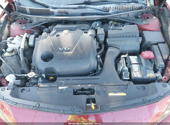 1N4AA6AP2HC423954 2017 NISSAN MAXIMA Maroon Widok z tyłu