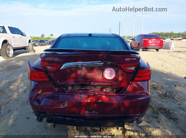 1N4AA6AP2HC423954 2017 NISSAN MAXIMA Maroon 