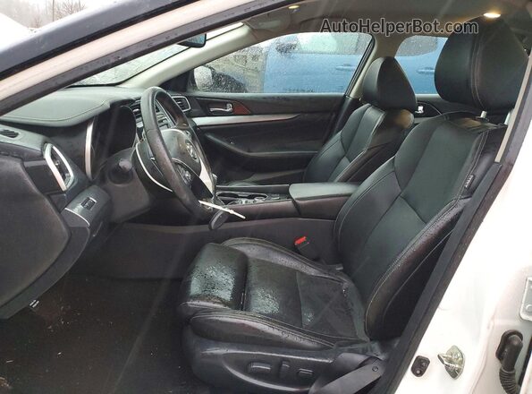 1N4AA6AP2HC429902 2017 NISSAN MAXIMA White Widok wnętrza z przodu