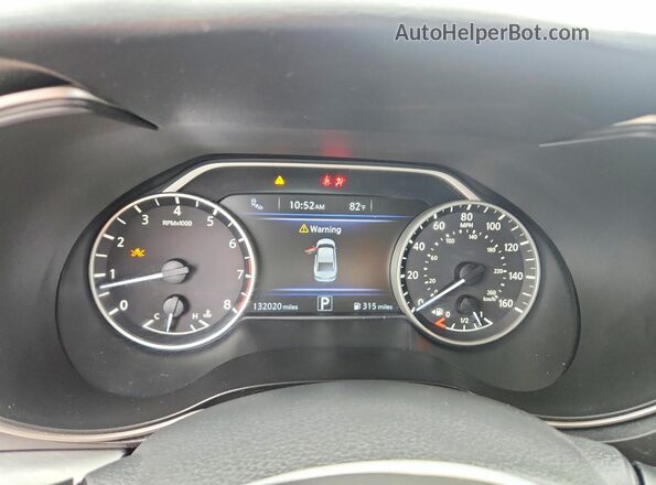 1N4AA6AP2HC439779 2017 NISSAN MAXIMA Gray ხელსაწყოთა პანელის ხედი