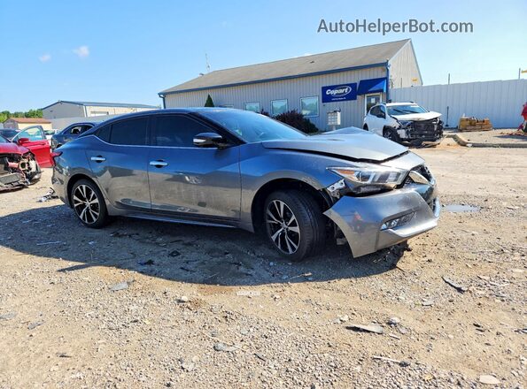 1N4AA6AP2JC393862 2018 NISSAN MAXIMA Gray Передня права чверть
