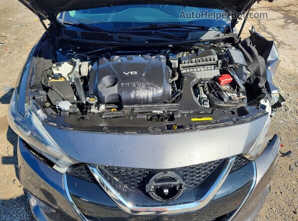 1N4AA6AP2JC393862 2018 NISSAN MAXIMA Gray Вид задньої частини салону