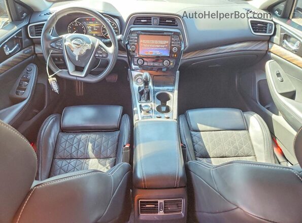 1N4AA6AP2JC393862 2018 NISSAN MAXIMA Gray Вид панелі приладів