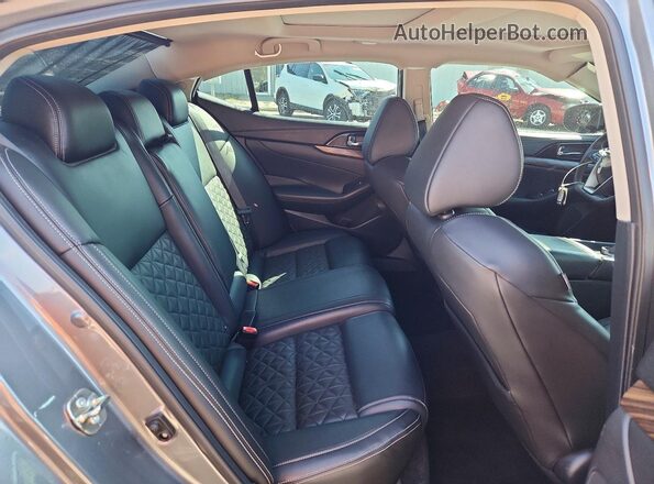 1N4AA6AP2JC393862 2018 NISSAN MAXIMA Gray Вид задніх сидінь