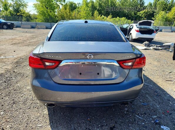 1N4AA6AP2JC393862 2018 NISSAN MAXIMA Gray Вид ззаду