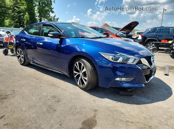 1N4AA6AP2JC400860 2018 NISSAN MAXIMA Blue Front right