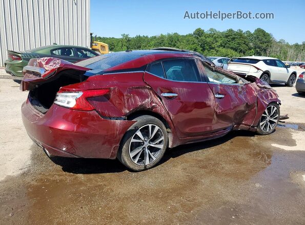 1N4AA6AP2JC402804 2018 NISSAN MAXIMA Burgundy Rear right