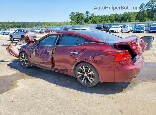 1N4AA6AP2JC402804 2018 NISSAN MAXIMA Burgundy Rear left