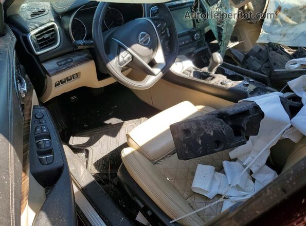 1N4AA6AP2JC402804 2018 NISSAN MAXIMA Burgundy Dashboard view