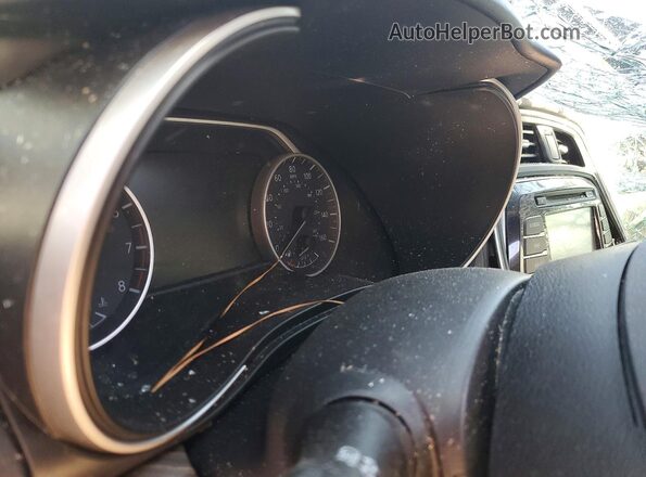 1N4AA6AP2JC402804 2018 NISSAN MAXIMA Burgundy Instrument cluster view