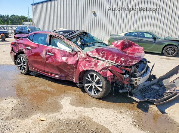 1N4AA6AP2JC402804 2018 NISSAN MAXIMA Burgundy Front right