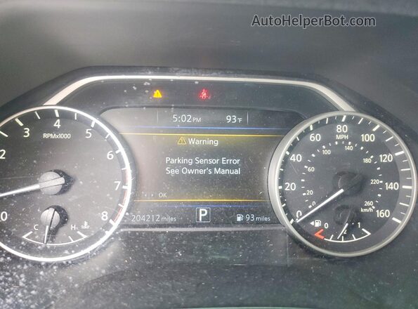 1N4AA6AP3GC377775 2016 NISSAN MAXIMA Black Սարքավորումների վահանակի տեսք