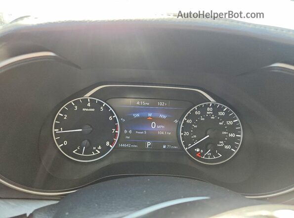 1N4AA6AP3GC377856 2016 NISSAN MAXIMA Silver Սարքավորումների վահանակի տեսք
