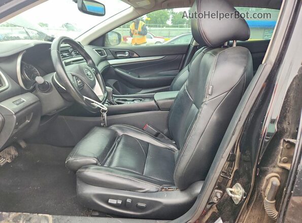 1N4AA6AP3GC385360 2016 NISSAN MAXIMA Black Front interior view