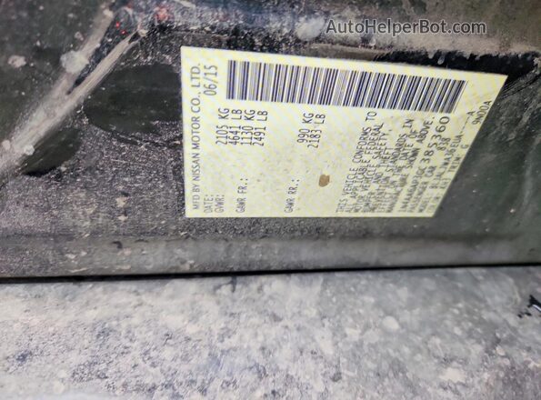 1N4AA6AP3GC385360 2016 NISSAN MAXIMA Black Engine compartment view