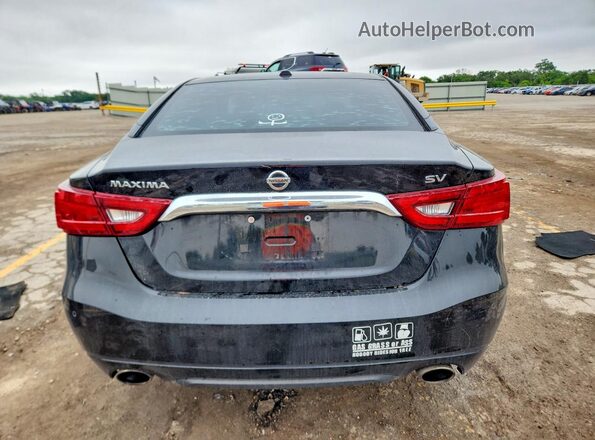 1N4AA6AP3GC385360 2016 NISSAN MAXIMA Black Rear view