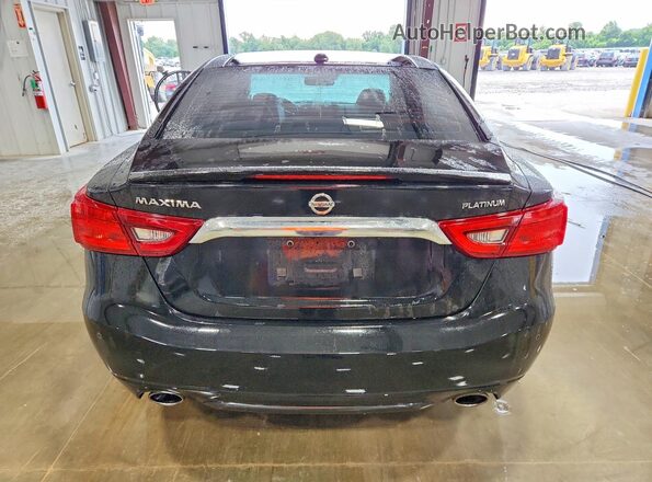 1N4AA6AP3GC419104 2016 NISSAN MAXIMA Black უკანა ხედი