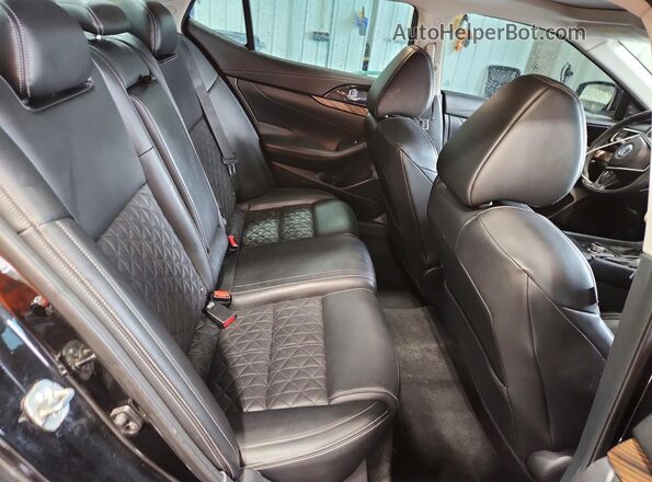 1N4AA6AP3GC419104 2016 NISSAN MAXIMA Black უკანა სავარძლების ხედი