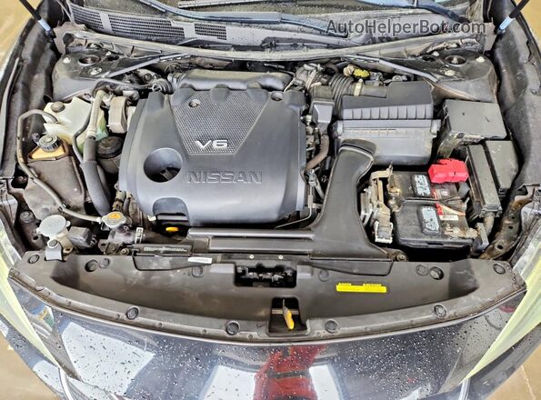 1N4AA6AP3GC419104 2016 NISSAN MAXIMA Black უკანა სალონის ხედი