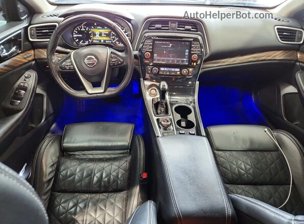 1N4AA6AP3GC419104 2016 NISSAN MAXIMA Black წინა პანელის ხედი