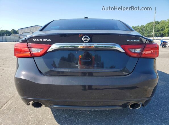 1N4AA6AP3GC447288 2016 NISSAN MAXIMA Черный Вид сзади