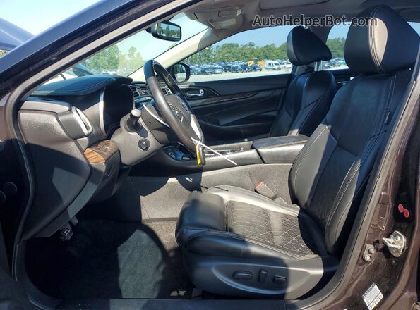 1N4AA6AP3GC447288 2016 NISSAN MAXIMA Черный Вид салона спереди