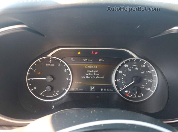 1N4AA6AP3GC447288 2016 NISSAN MAXIMA Черный Вид щитка приборов
