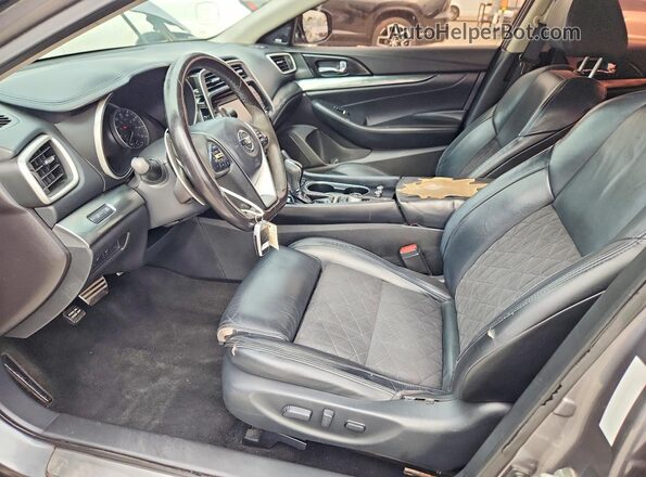 1N4AA6AP3HC361271 2017 NISSAN MAXIMA Gray Widok wnętrza z przodu