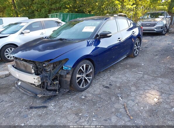 1N4AA6AP3HC362940 2017 NISSAN MAXIMA Blue Przód lewy