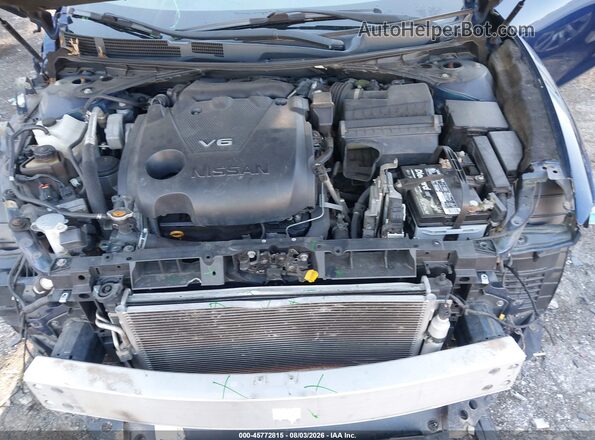 1N4AA6AP3HC362940 2017 NISSAN MAXIMA Blue Widok z tyłu