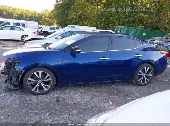 1N4AA6AP3HC362940 2017 NISSAN MAXIMA Blue Widok wnętrza 360 stopni