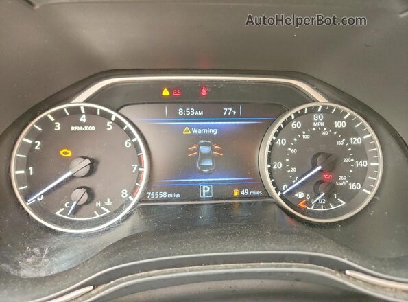 1N4AA6AP3HC363909 2017 NISSAN MAXIMA Black Vista del cuadro de instrumentos