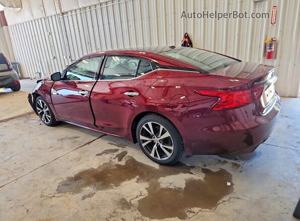 1N4AA6AP3HC392018 2017 NISSAN MAXIMA Maroon უკანა მარჯვენა