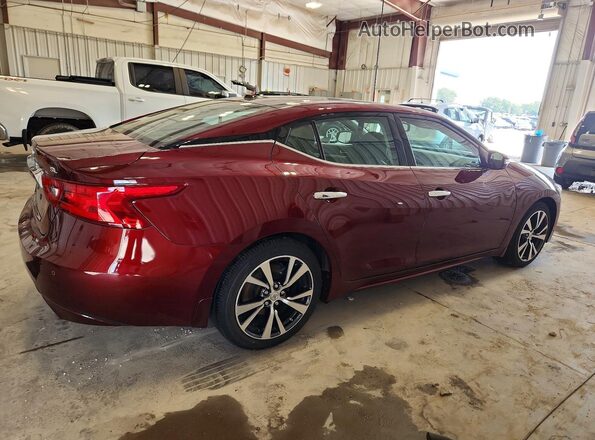 1N4AA6AP3HC392018 2017 NISSAN MAXIMA Maroon წინა ხედი