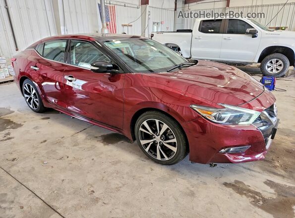 1N4AA6AP3HC392018 2017 NISSAN MAXIMA Maroon უკანა ხედი