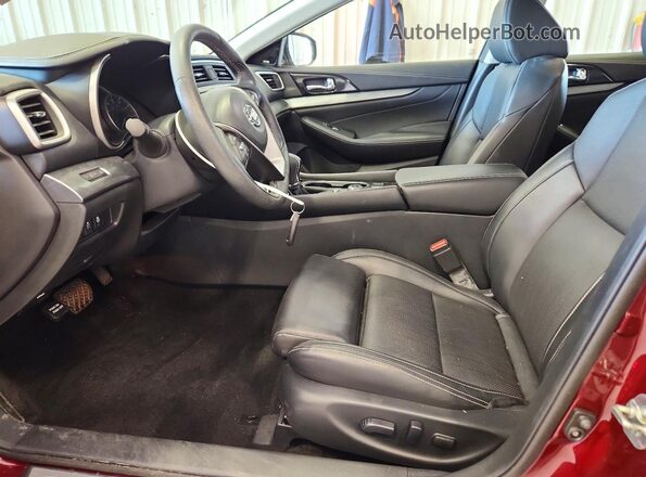 1N4AA6AP3HC392018 2017 NISSAN MAXIMA Maroon ძრავის განყოფილების ხედი
