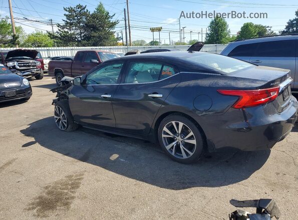 1N4AA6AP3HC412588 2017 NISSAN MAXIMA Черный Задняя левая четверть
