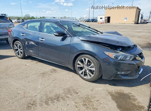 1N4AA6AP3HC412588 2017 NISSAN MAXIMA Черный Передняя правая четверть