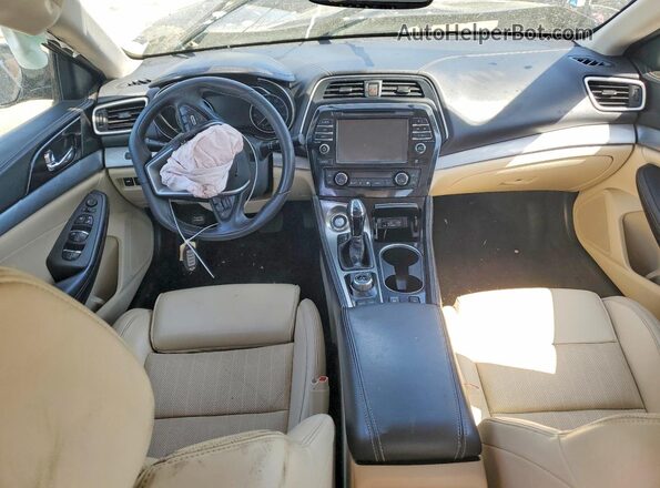 1N4AA6AP3HC412588 2017 NISSAN MAXIMA Черный Вид панели приборов