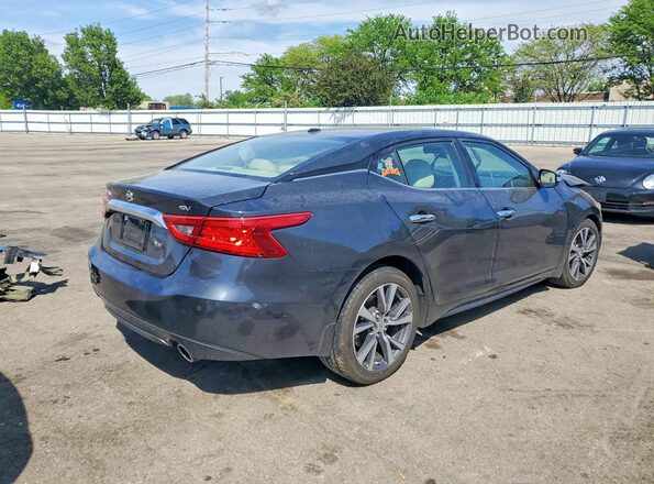 1N4AA6AP3HC412588 2017 NISSAN MAXIMA Черный Задняя правая четверть